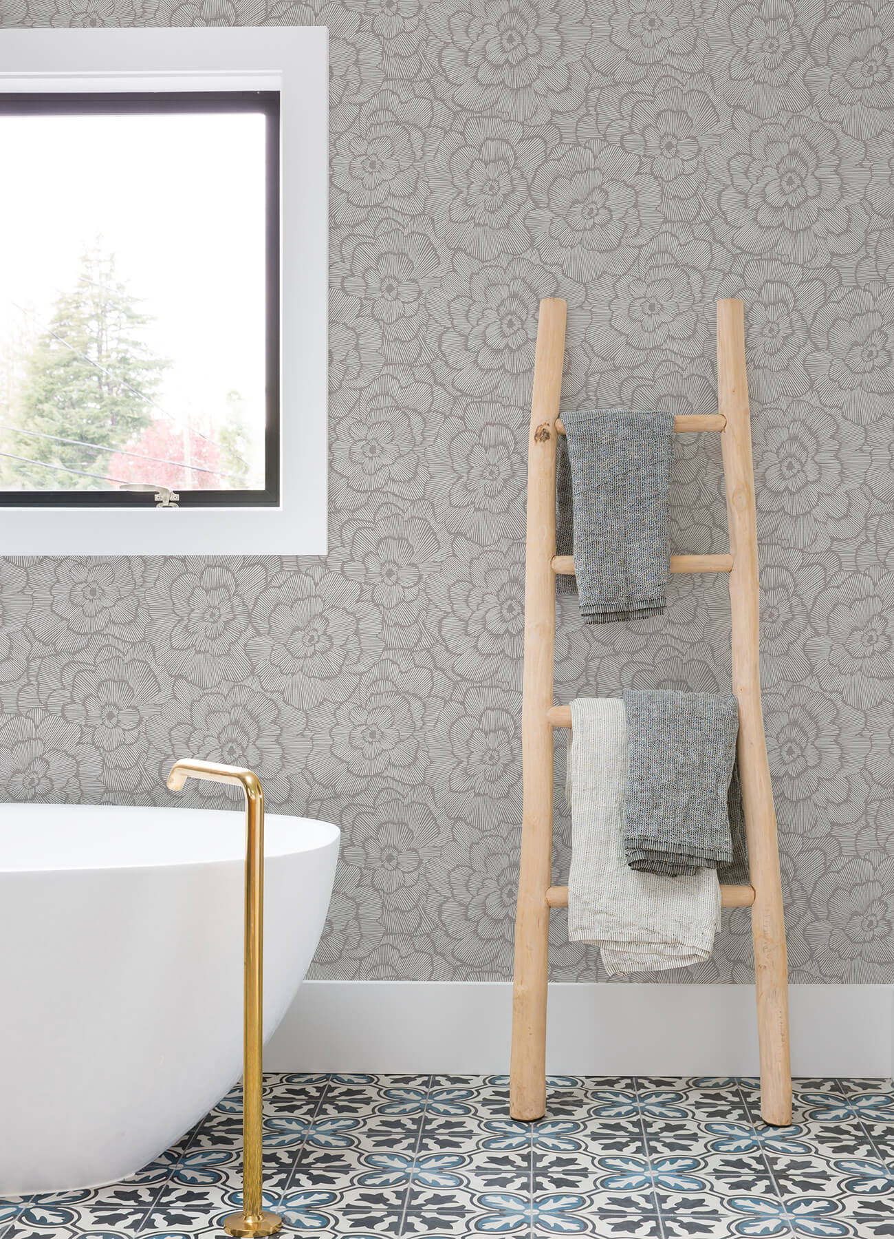 Middleton Periwinkle Wallpaper