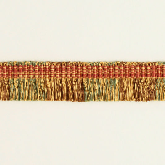 412 Narrow Fringe Trim by George Spencer Designs in Melon