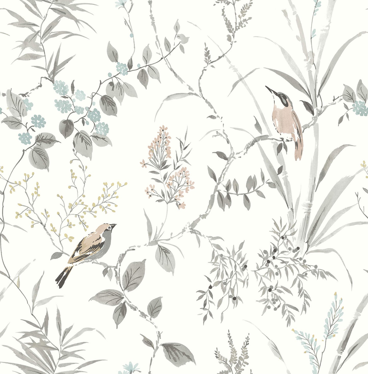 Wildflower Imperial Garden Wallpaper