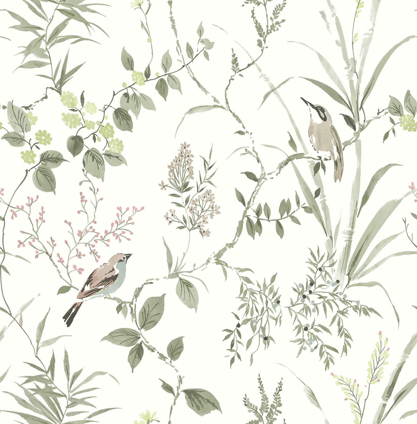 Wildflower Imperial Garden Wallpaper