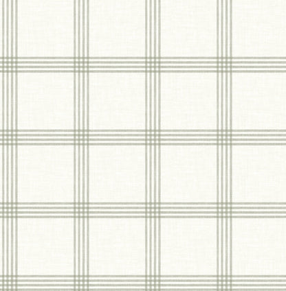 Wildflower Twain Plaid Wallpaper