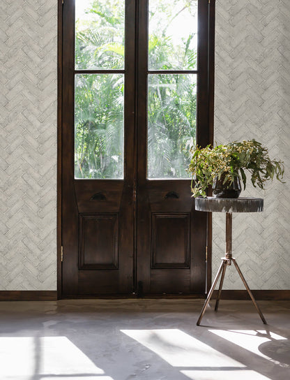 Wildflower Cannelle Brick Wallpaper