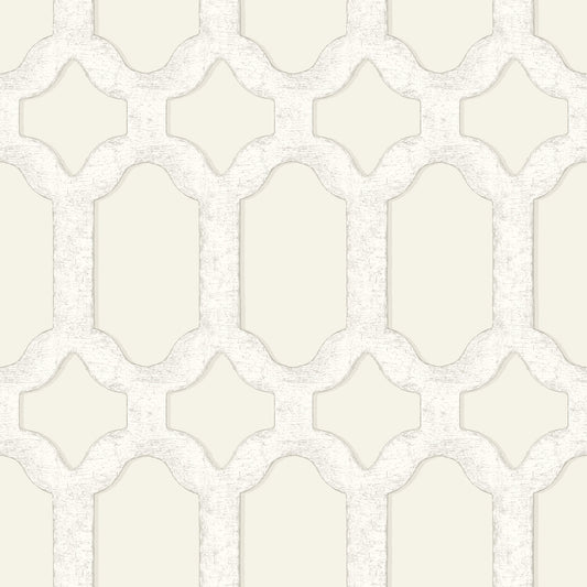 Wildflower Chervil Trellis Wallpaper