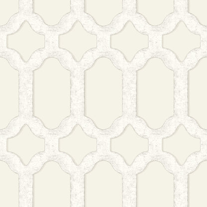 Wildflower Chervil Trellis Wallpaper