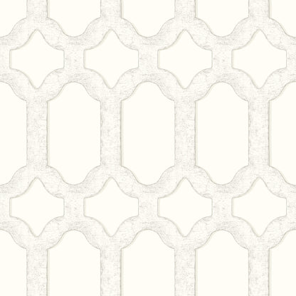 Wildflower Chervil Trellis Wallpaper