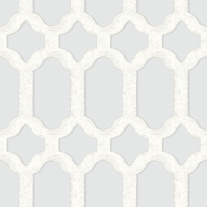 Wildflower Chervil Trellis Wallpaper
