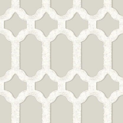Wildflower Chervil Trellis Wallpaper