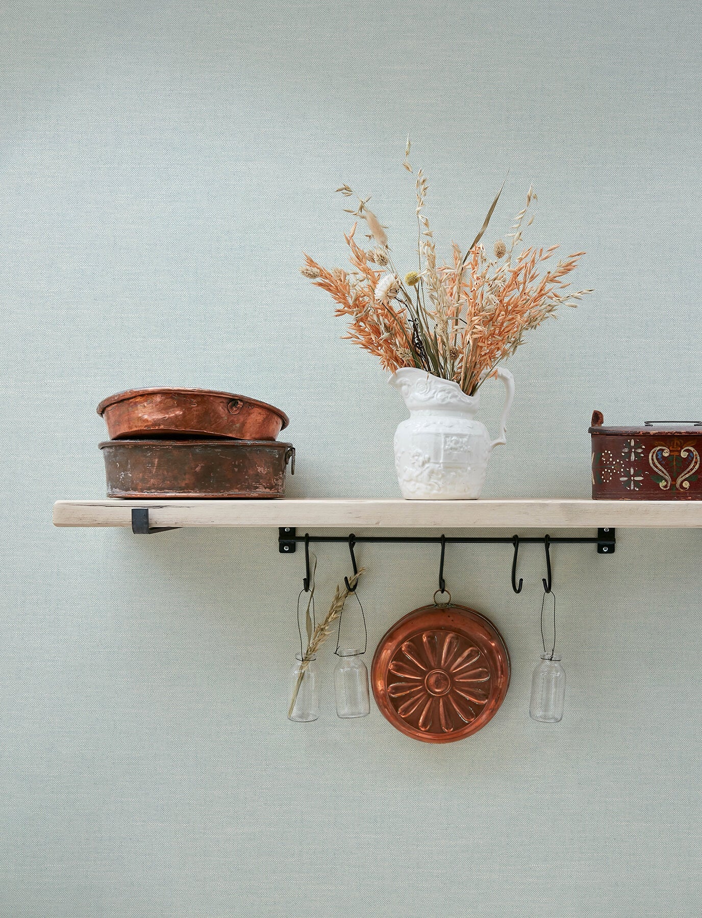 Wildflower Chambray Wallpaper