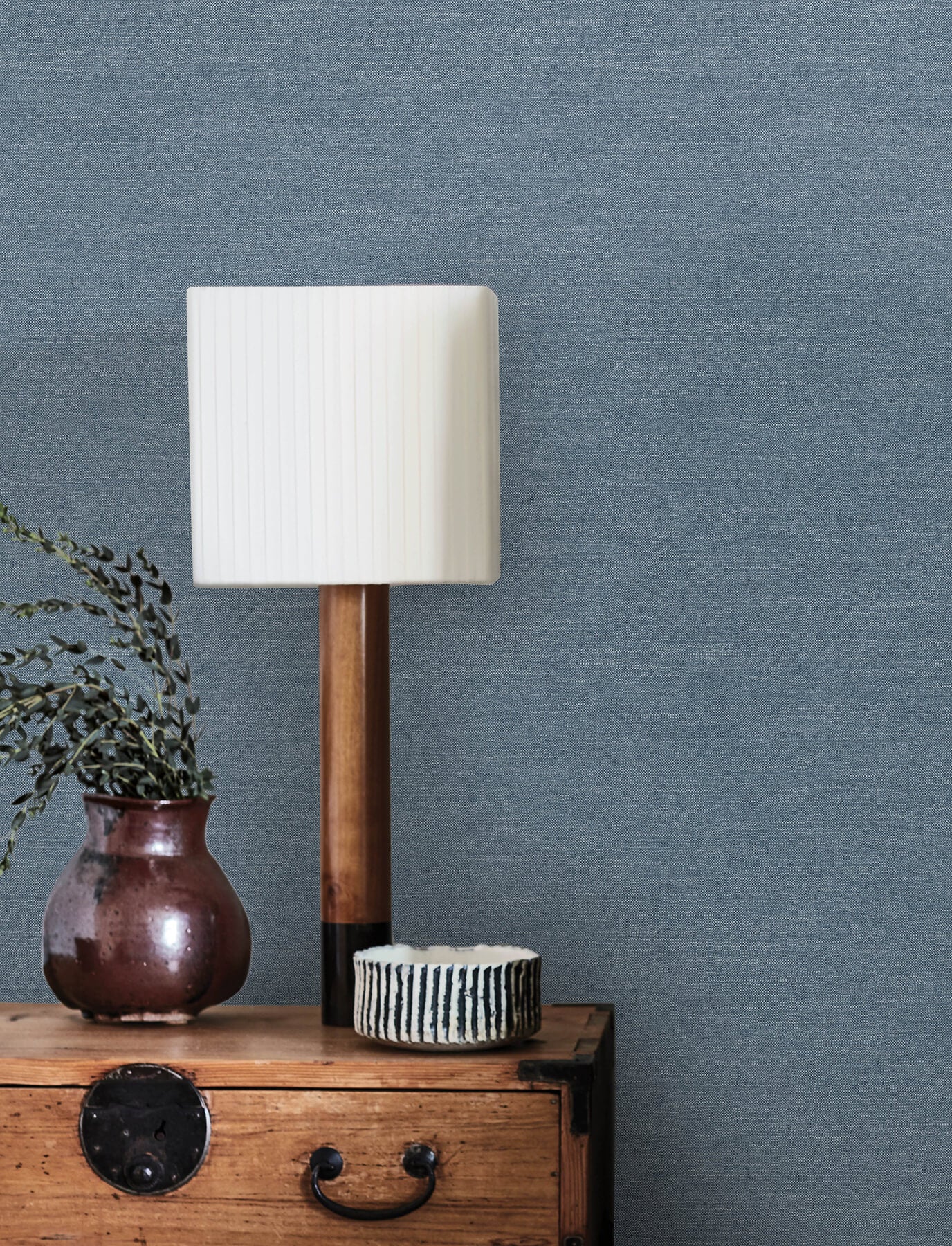 Wildflower Chambray Wallpaper
