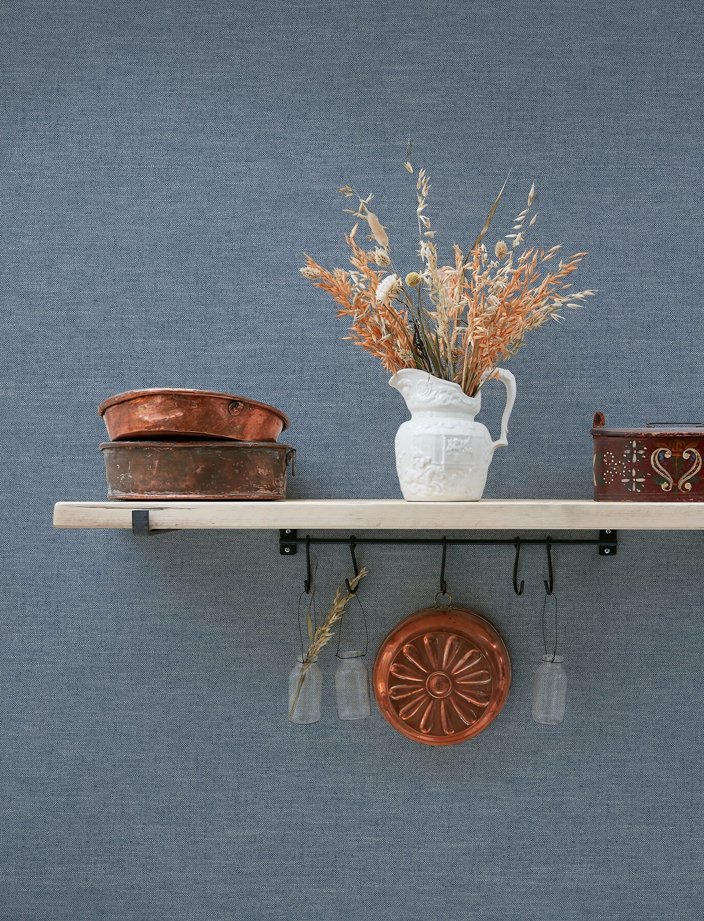 Wildflower Chambray Wallpaper