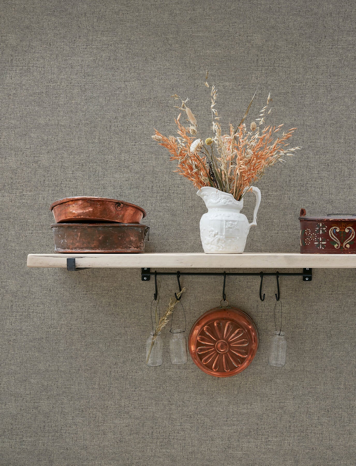 Wildflower Chambray Wallpaper