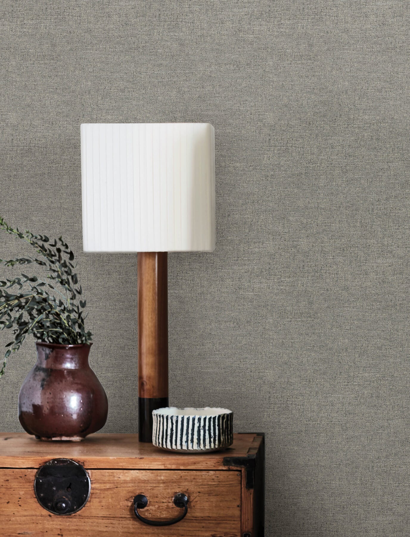 Wildflower Chambray Wallpaper