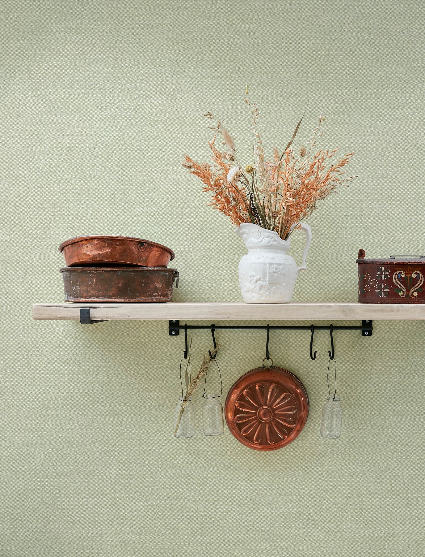 Wildflower Chambray Wallpaper