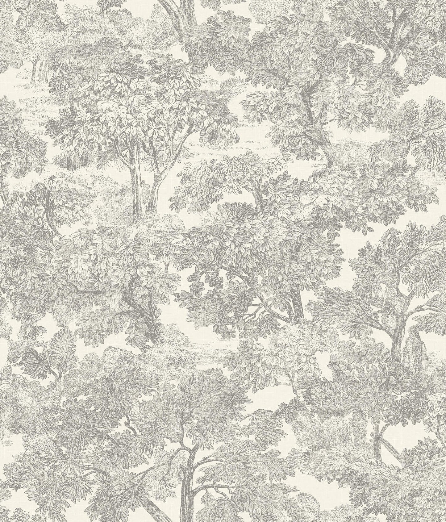 Wildflower Spinney Toile Wallpaper