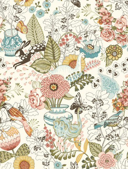 Whimsy Fauna Wallpaper