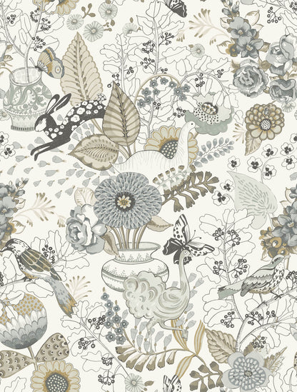 Whimsy Fauna Wallpaper