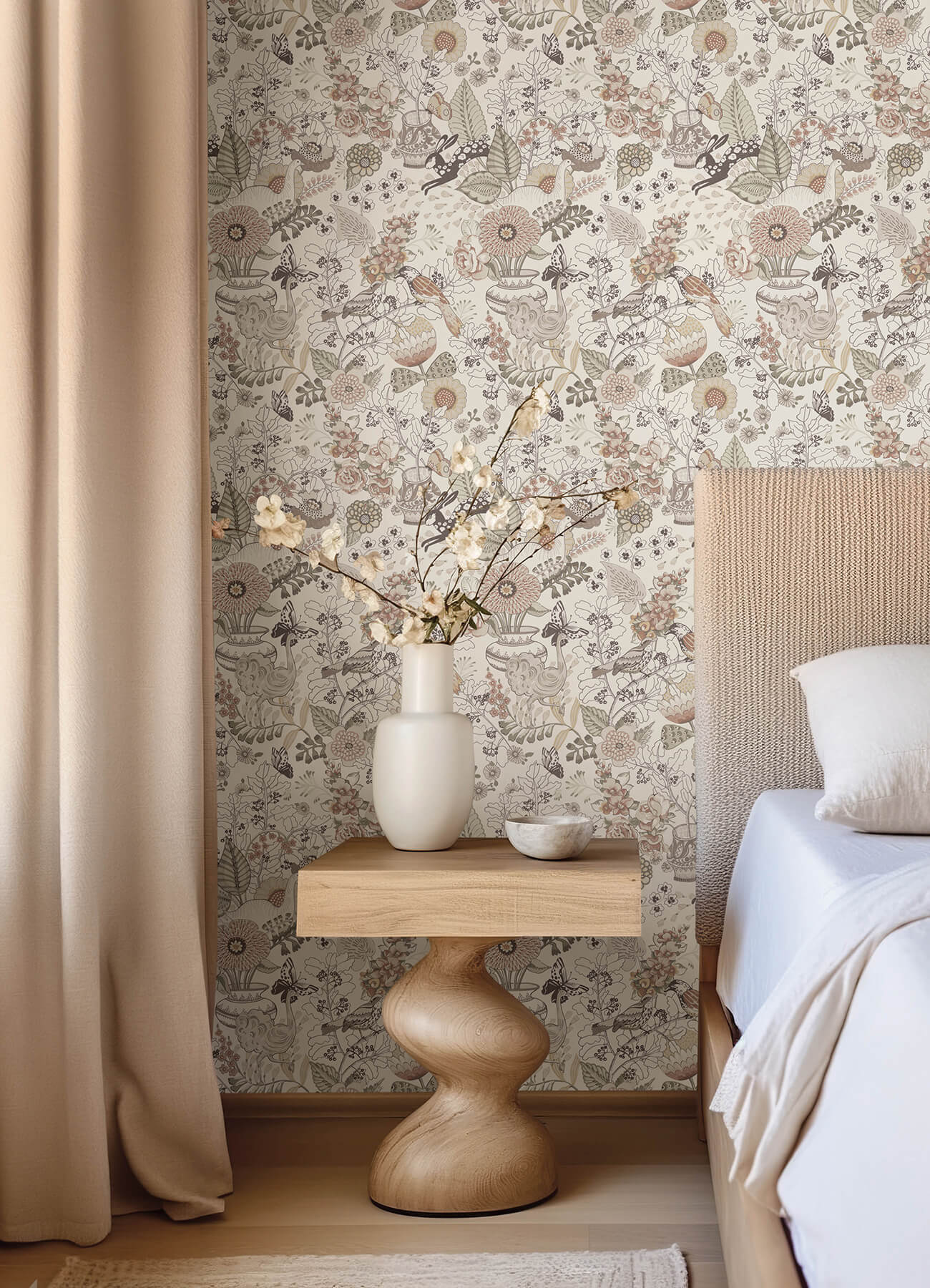Whimsy Fauna Wallpaper