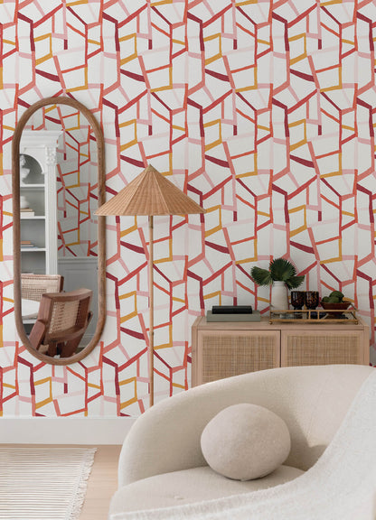 Whimsy Tate Geometric Wallpaper