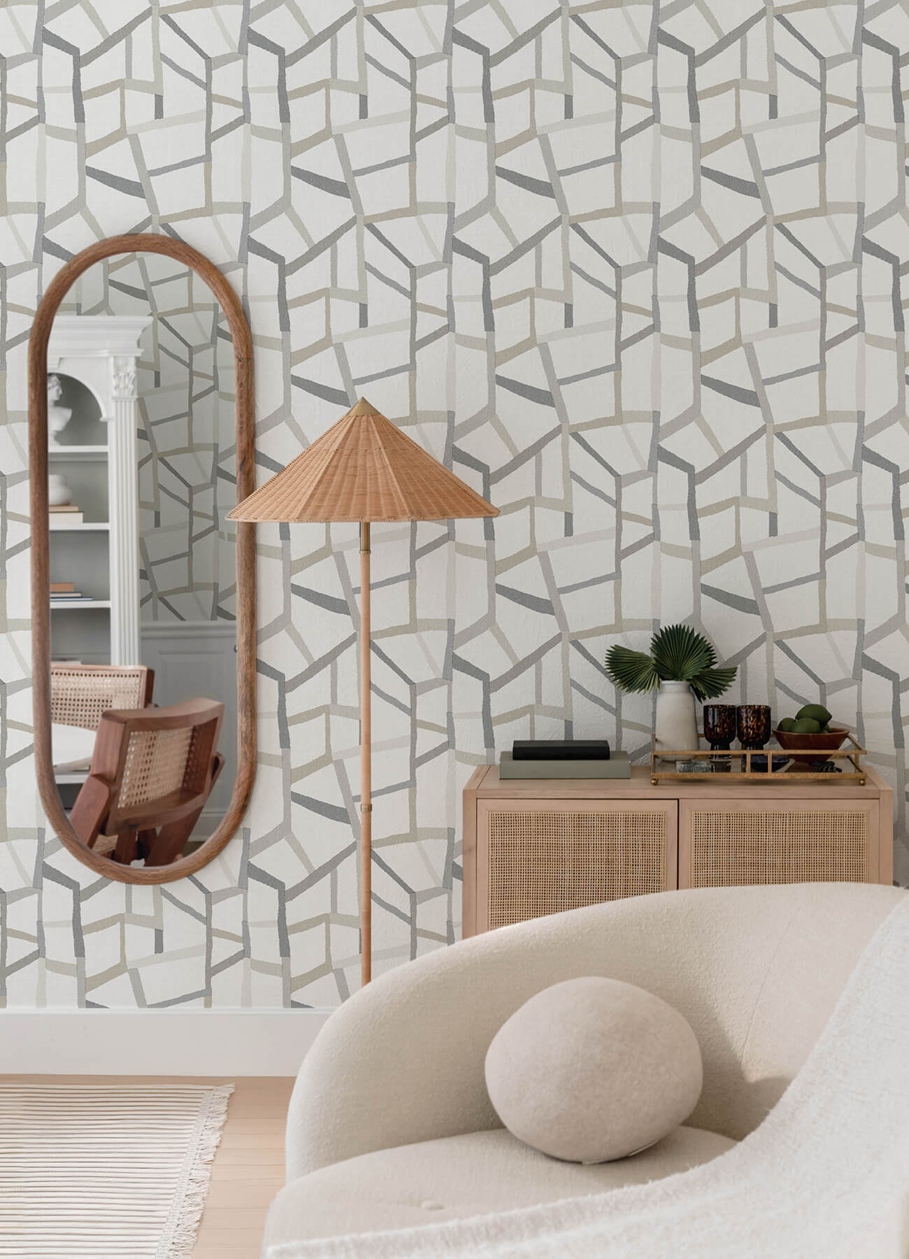 Whimsy Tate Geometric Wallpaper
