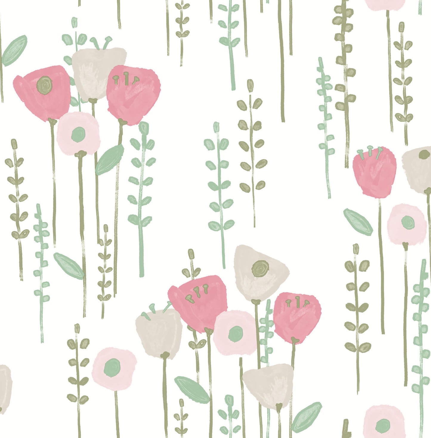 Whimsy Mabel Floral Wallpaper
