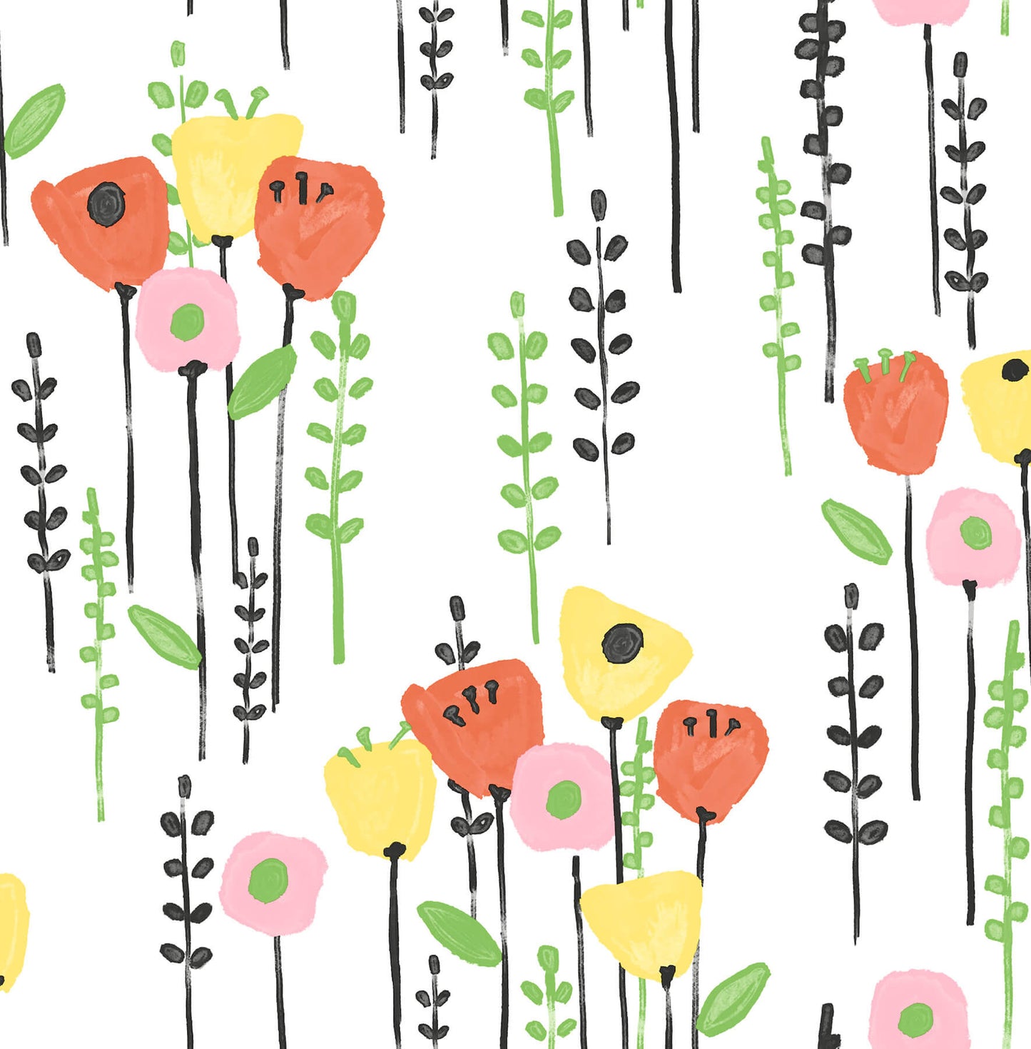 Whimsy Mabel Floral Wallpaper