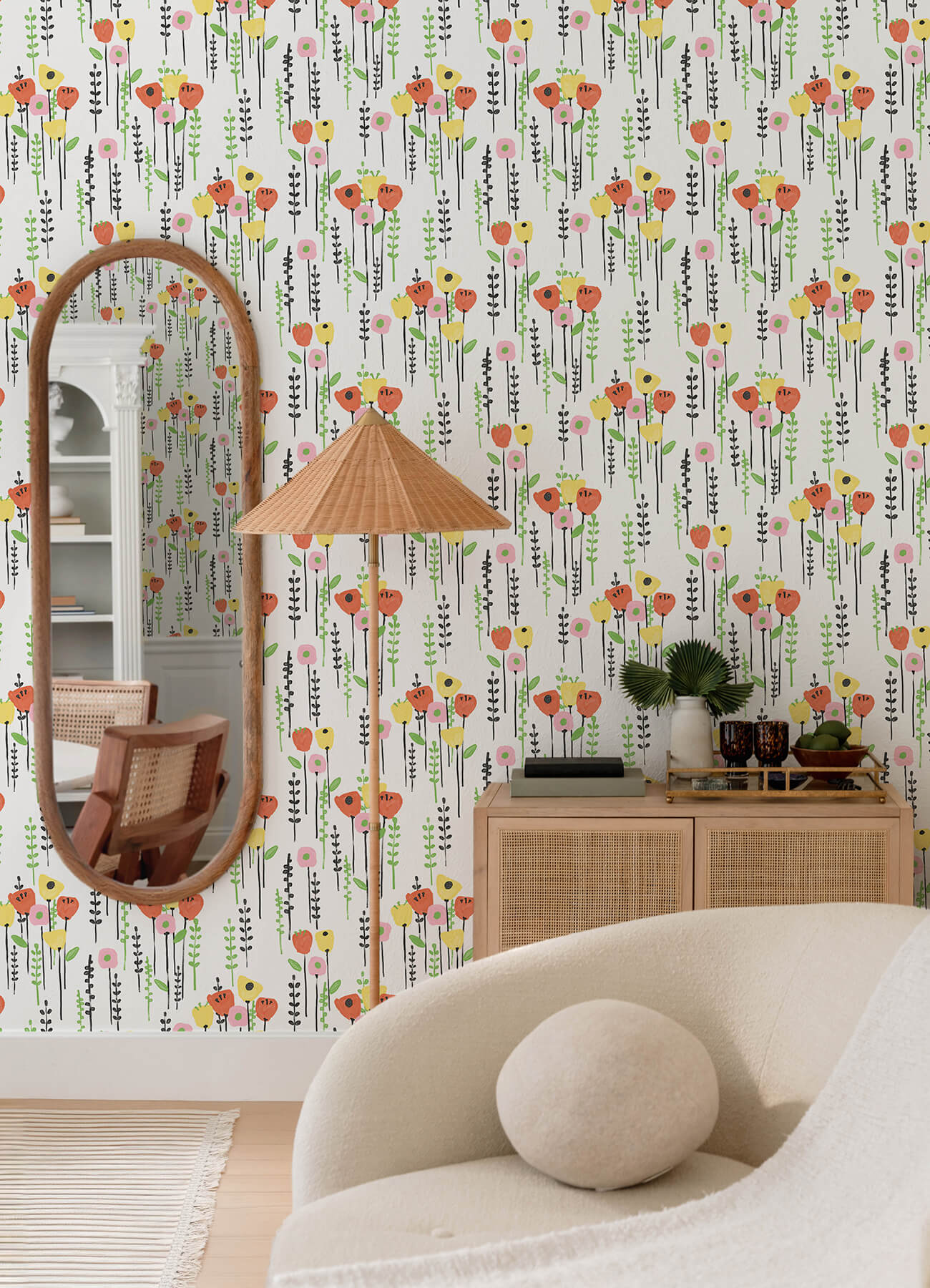 Whimsy Mabel Floral Wallpaper
