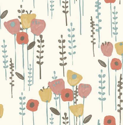 Whimsy Mabel Floral Wallpaper