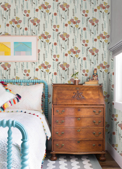Whimsy Mabel Floral Wallpaper