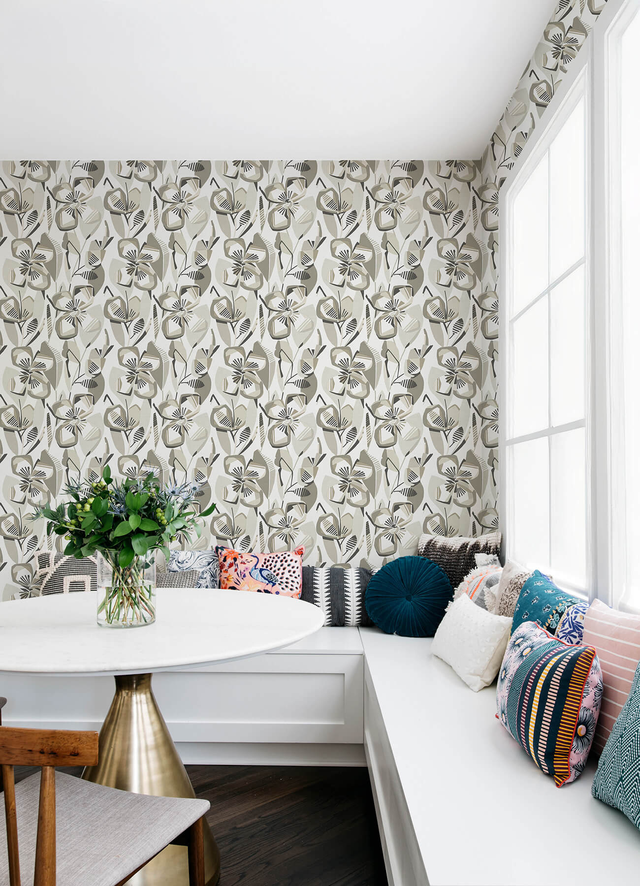 Whimsy Nathalie Blooms Wallpaper