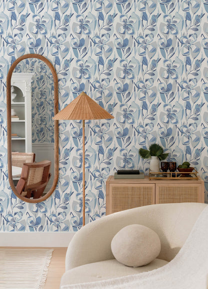 Whimsy Nathalie Blooms Wallpaper