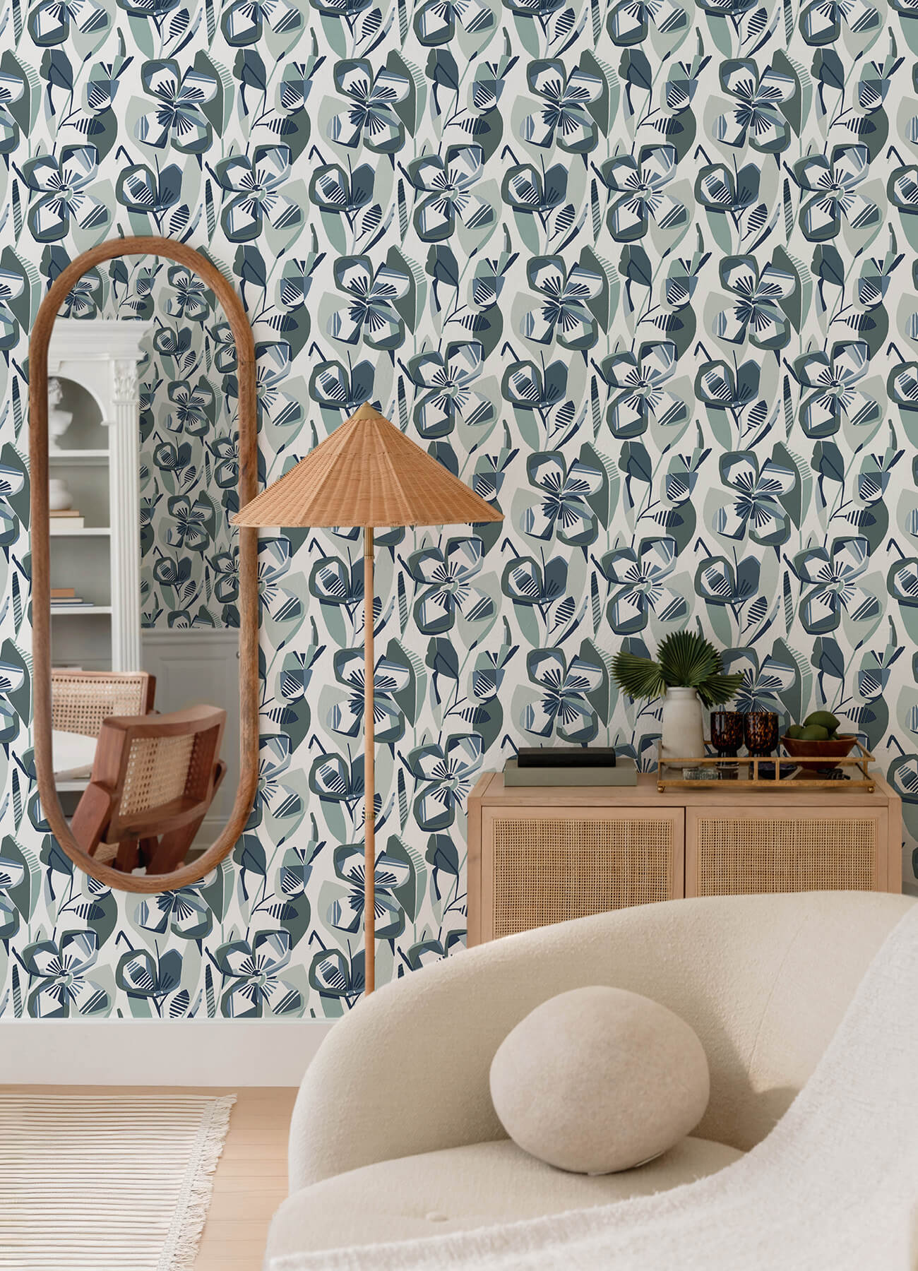Whimsy Nathalie Blooms Wallpaper