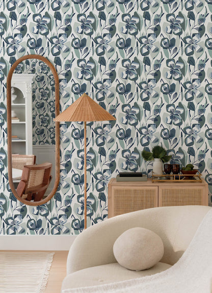 Whimsy Nathalie Blooms Wallpaper