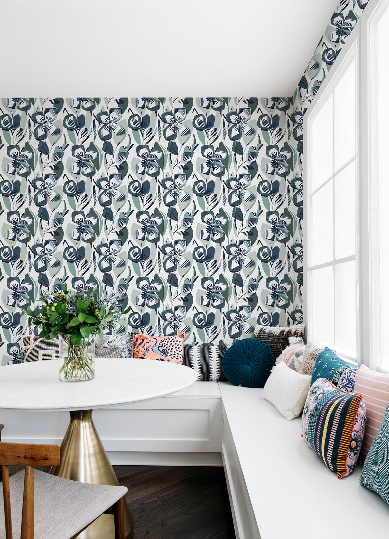 Whimsy Nathalie Blooms Wallpaper