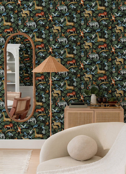 Whimsy Rigby Jungle Wallpaper