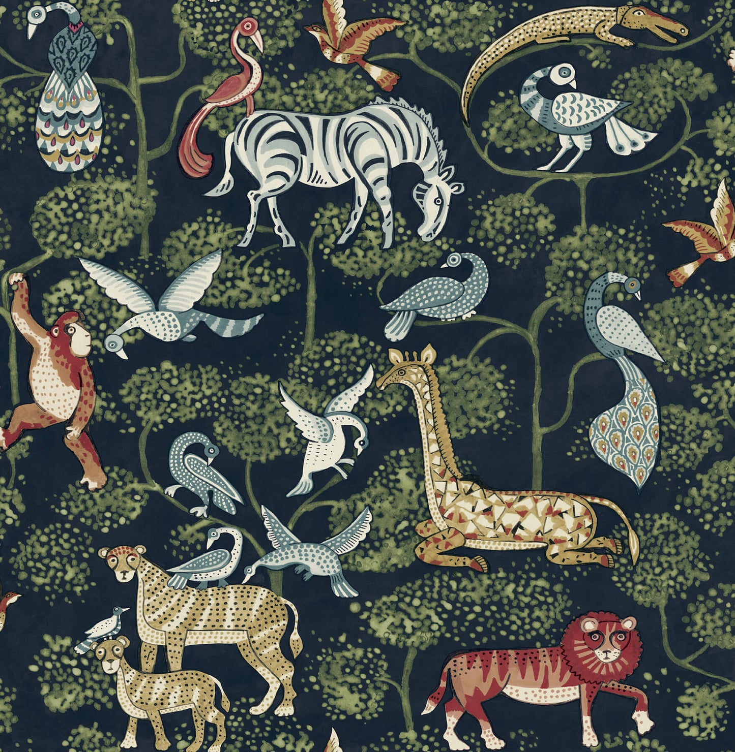 Whimsy Rigby Jungle Wallpaper