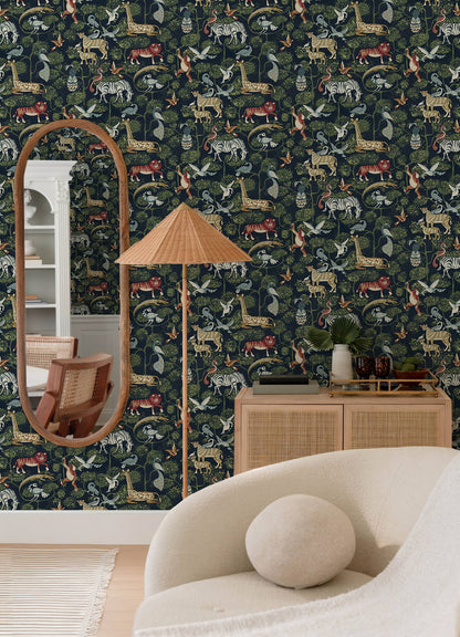 Whimsy Rigby Jungle Wallpaper