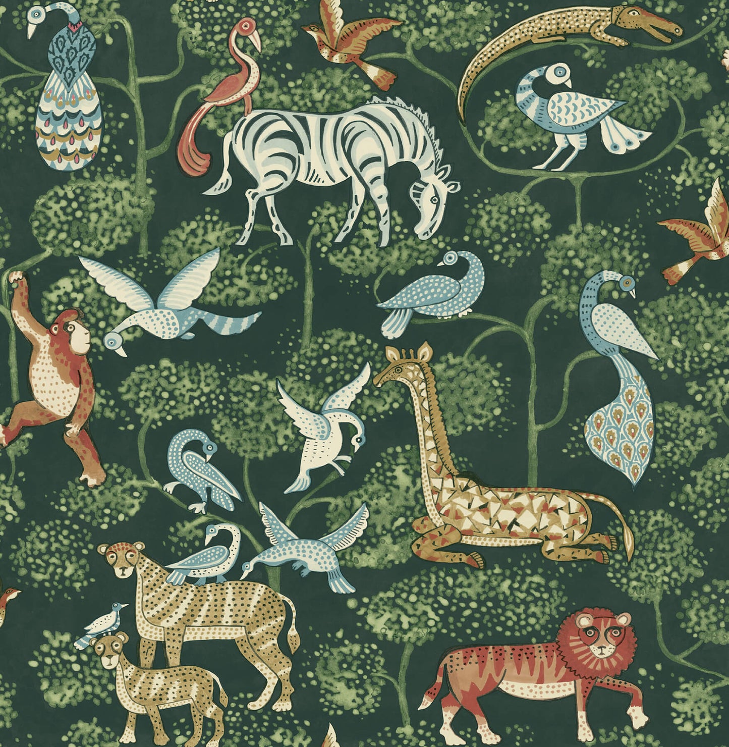 Whimsy Rigby Jungle Wallpaper
