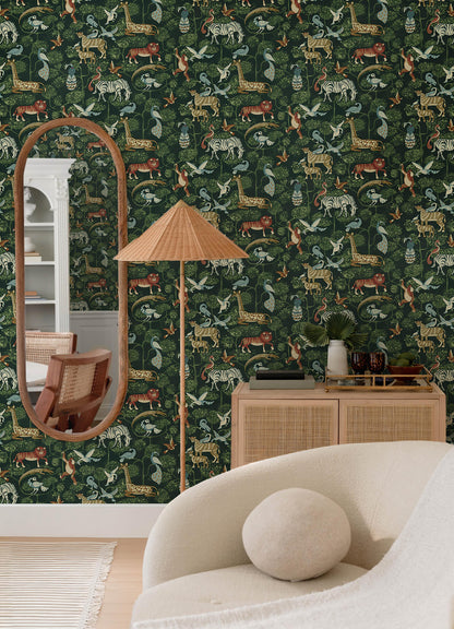 Whimsy Rigby Jungle Wallpaper