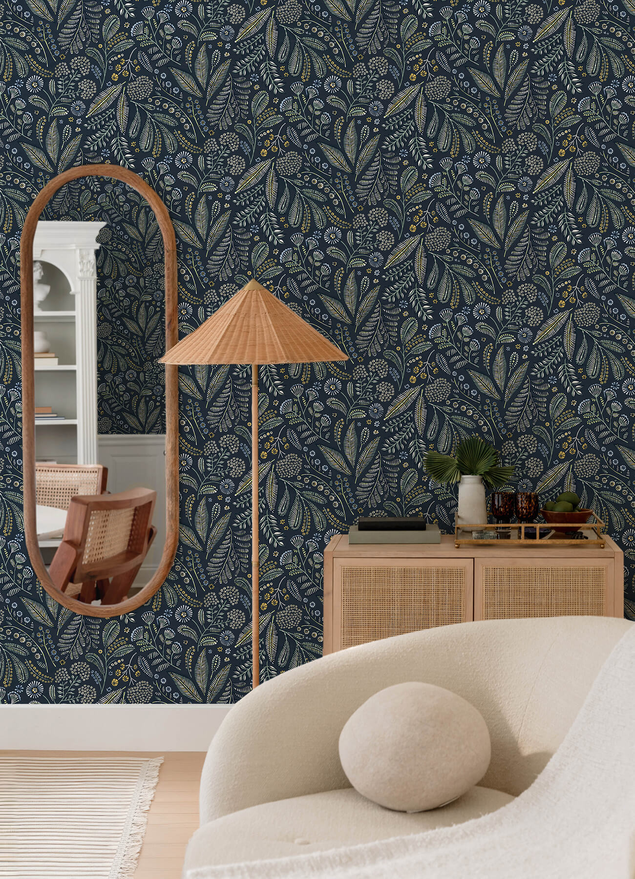 Whimsy Briar Floral Wallpaper