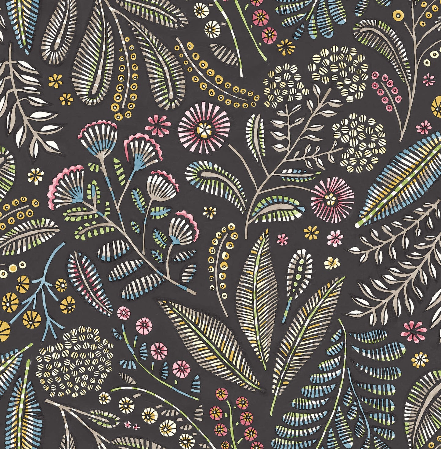 Whimsy Briar Floral Wallpaper