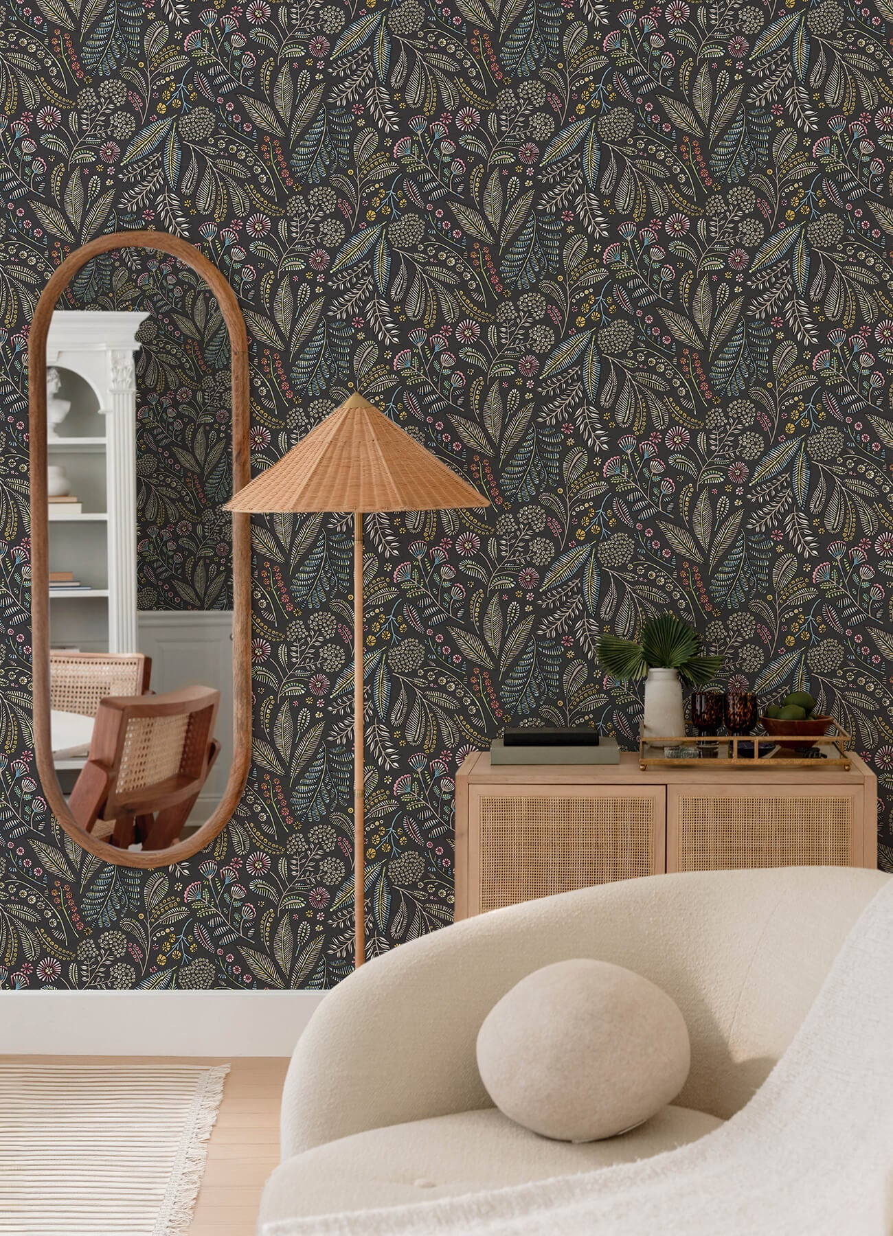 Whimsy Briar Floral Wallpaper