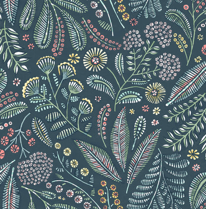 Whimsy Briar Floral Wallpaper