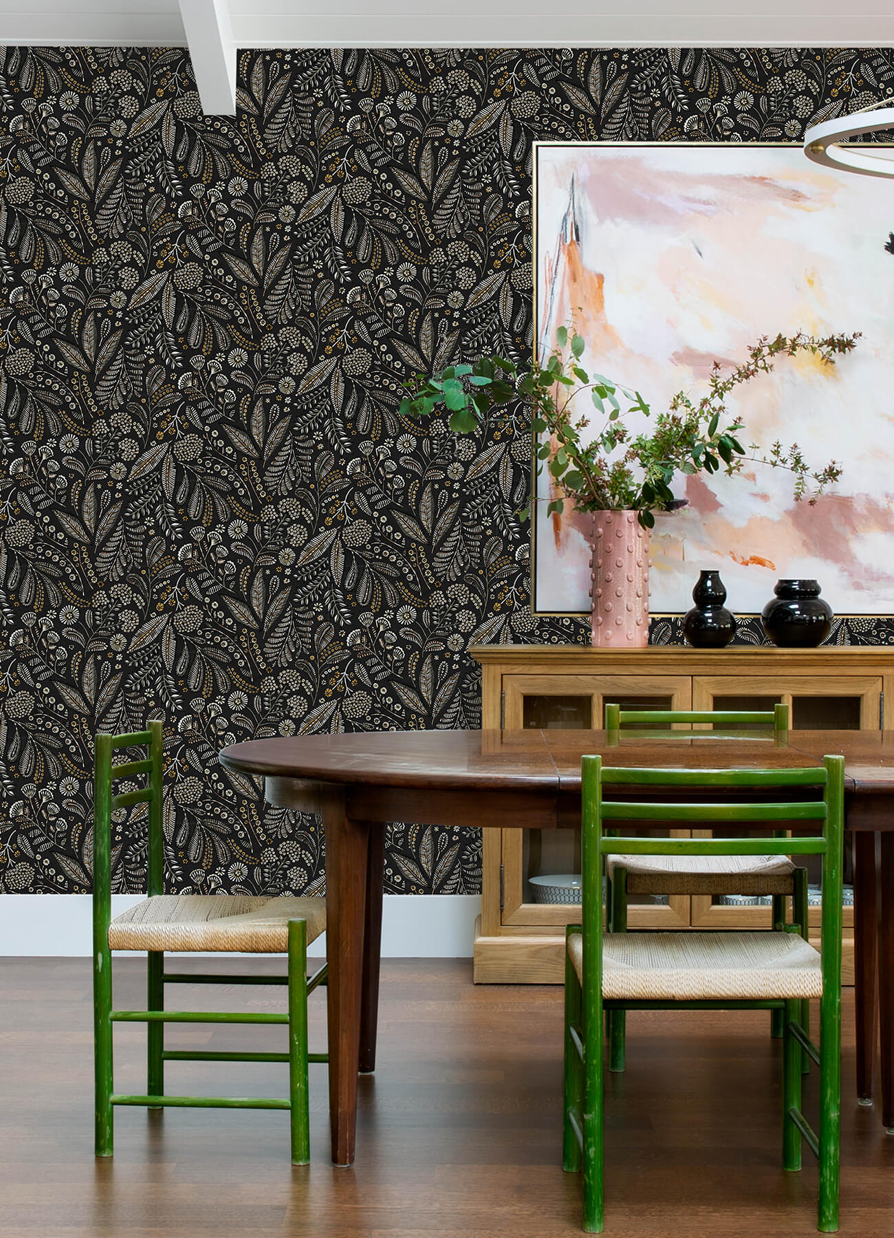 Whimsy Briar Floral Wallpaper