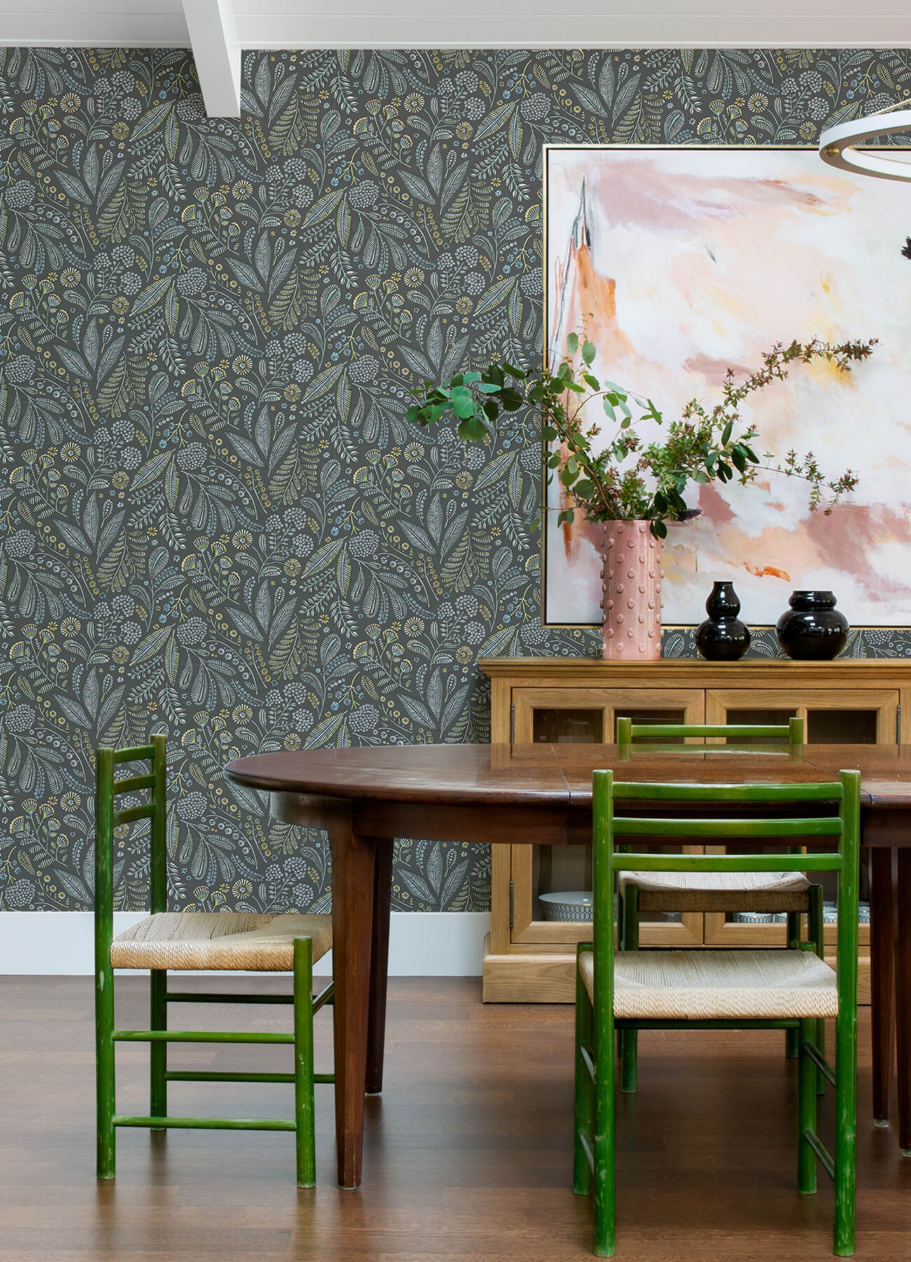 Whimsy Briar Floral Wallpaper