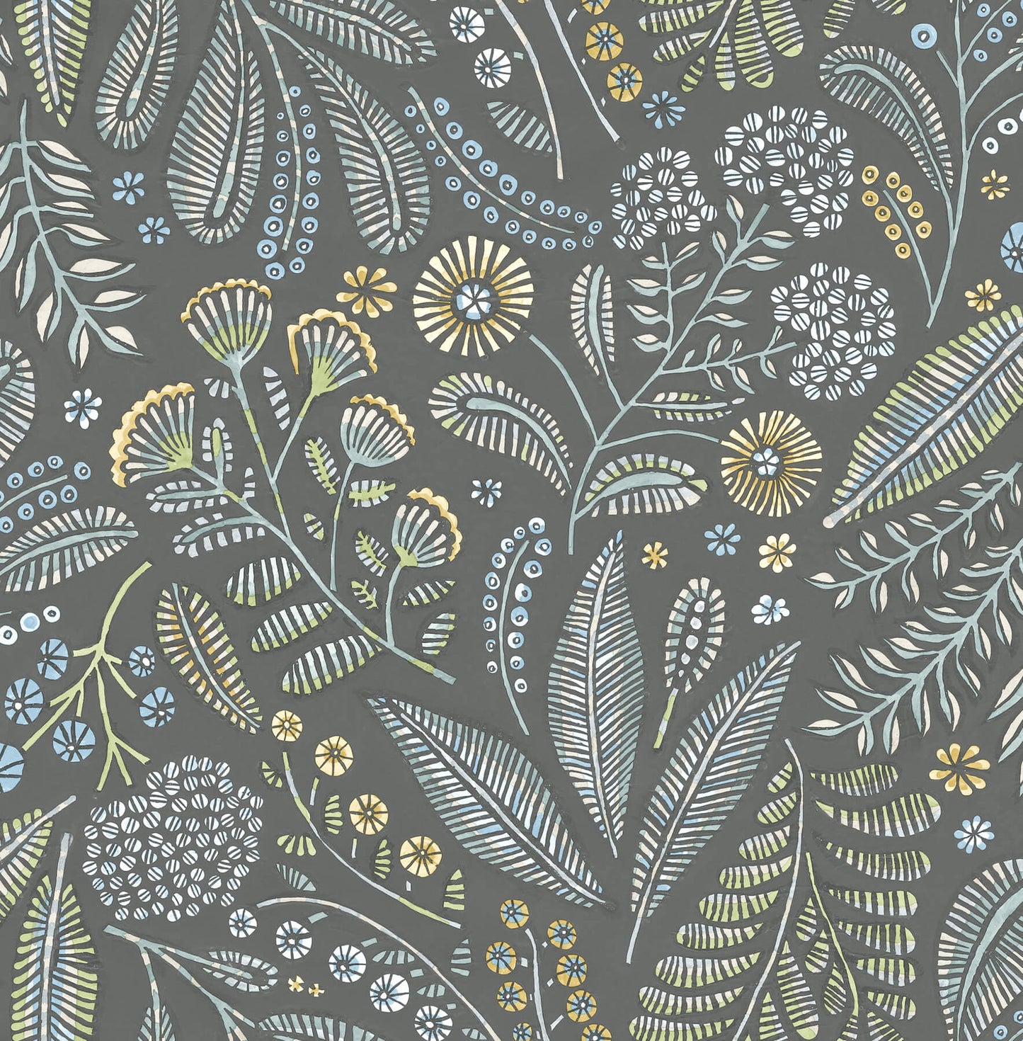 Whimsy Briar Floral Wallpaper