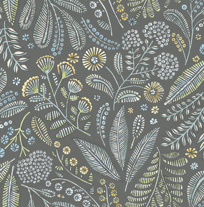 Whimsy Briar Floral Wallpaper
