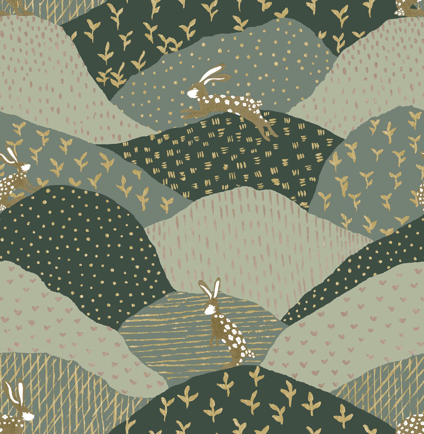 Whimsy Peter Rabbit Wallpaper
