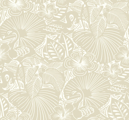 Whimsy Idalia Flamingo Wallpaper