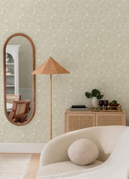 Whimsy Idalia Flamingo Wallpaper