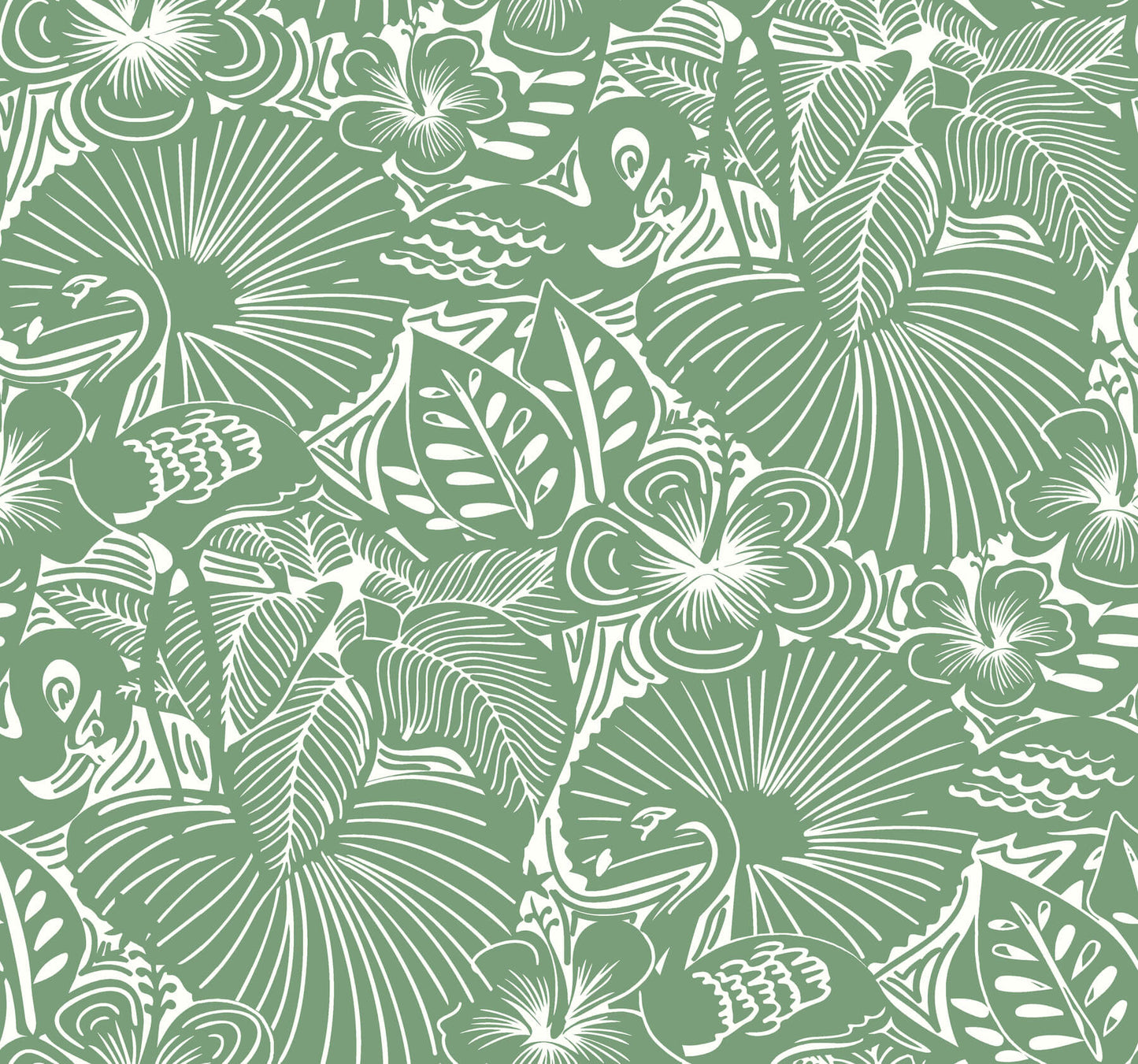 Whimsy Idalia Flamingo Wallpaper